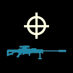 A high-powered rifle for long-range precision shots. A high-powered rifle for long-range precision shots.