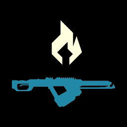 Burns enemies with sustained flame attacks. Burns enemies with sustained flame attacks.