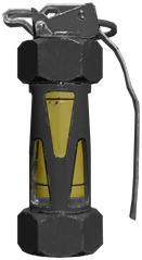 A non-lethal grenade that stuns enemies temporarily. A non-lethal grenade that stuns enemies temporarily.